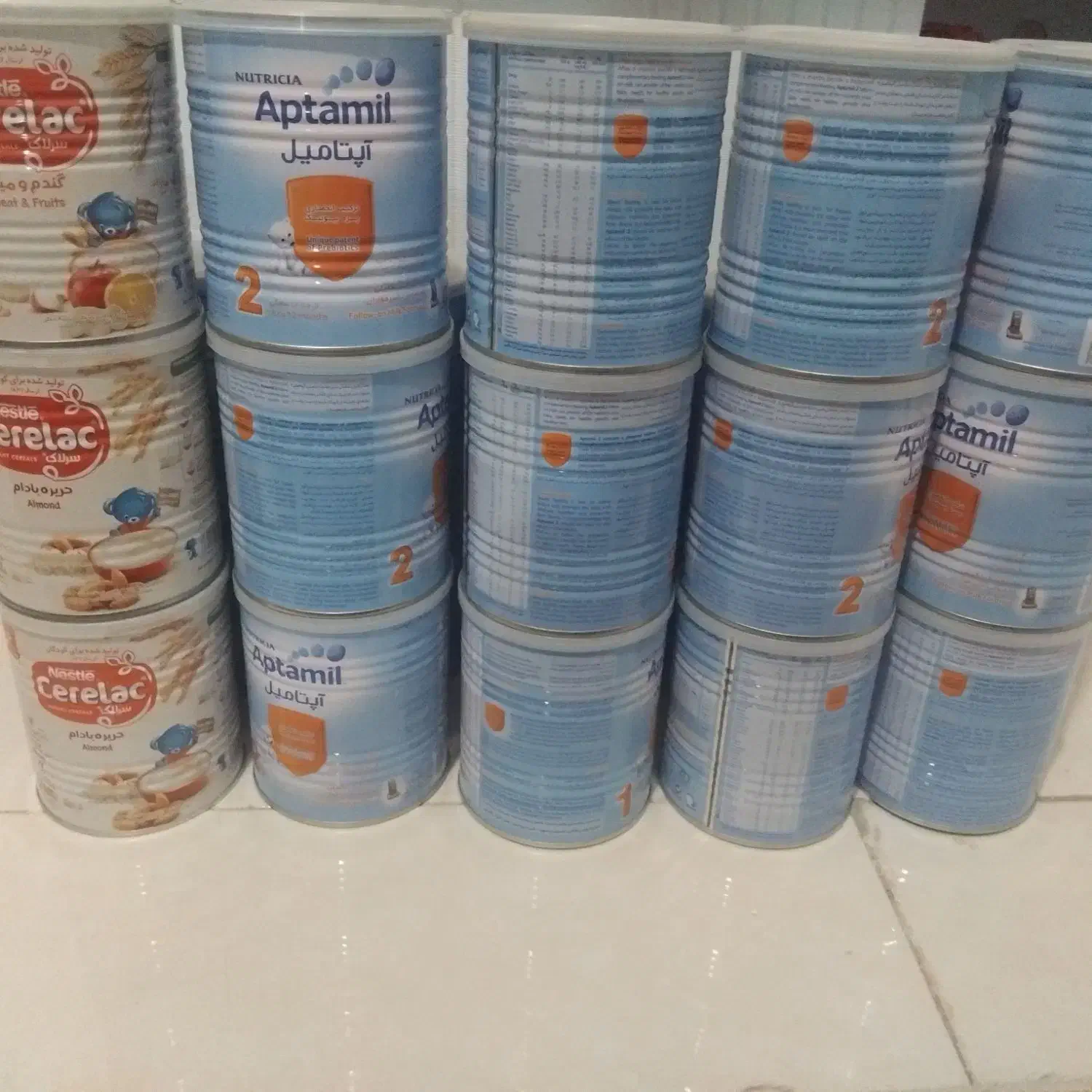 قوطی خالی شیرخشک|ظروف نگهدارنده، پلاستیکی، یکبارمصرف|بندرعباس, |دیوار