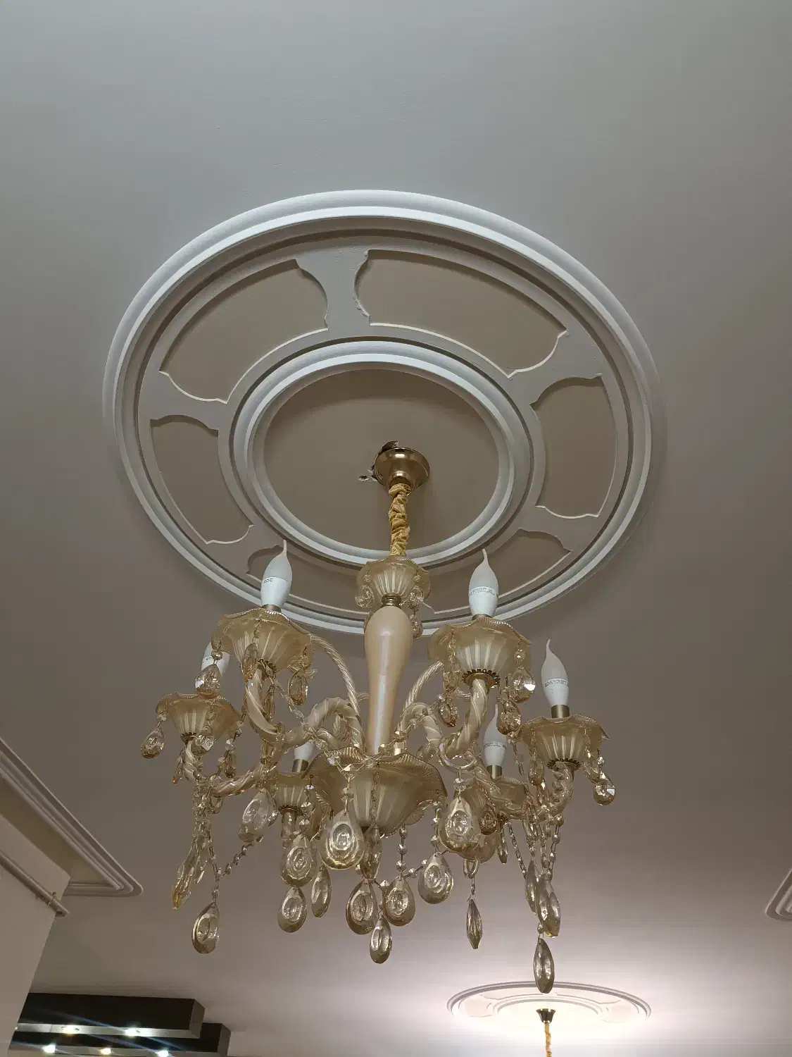 دو عدد لوستر|لوستر و چراغ آویز|زنجان, |دیوار