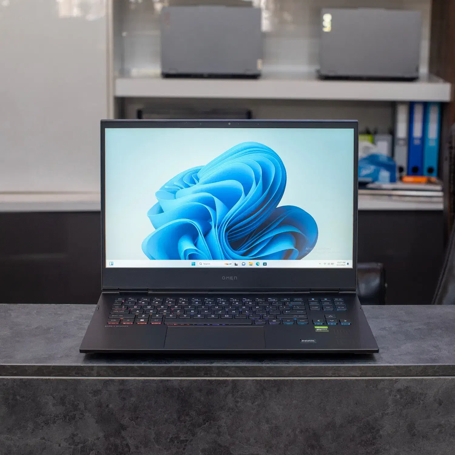 لپتاپ حرفه ای HP OMEN با 4 گیگ GTX1650 و R5-5600H|رایانه همراه|یزد, |دیوار