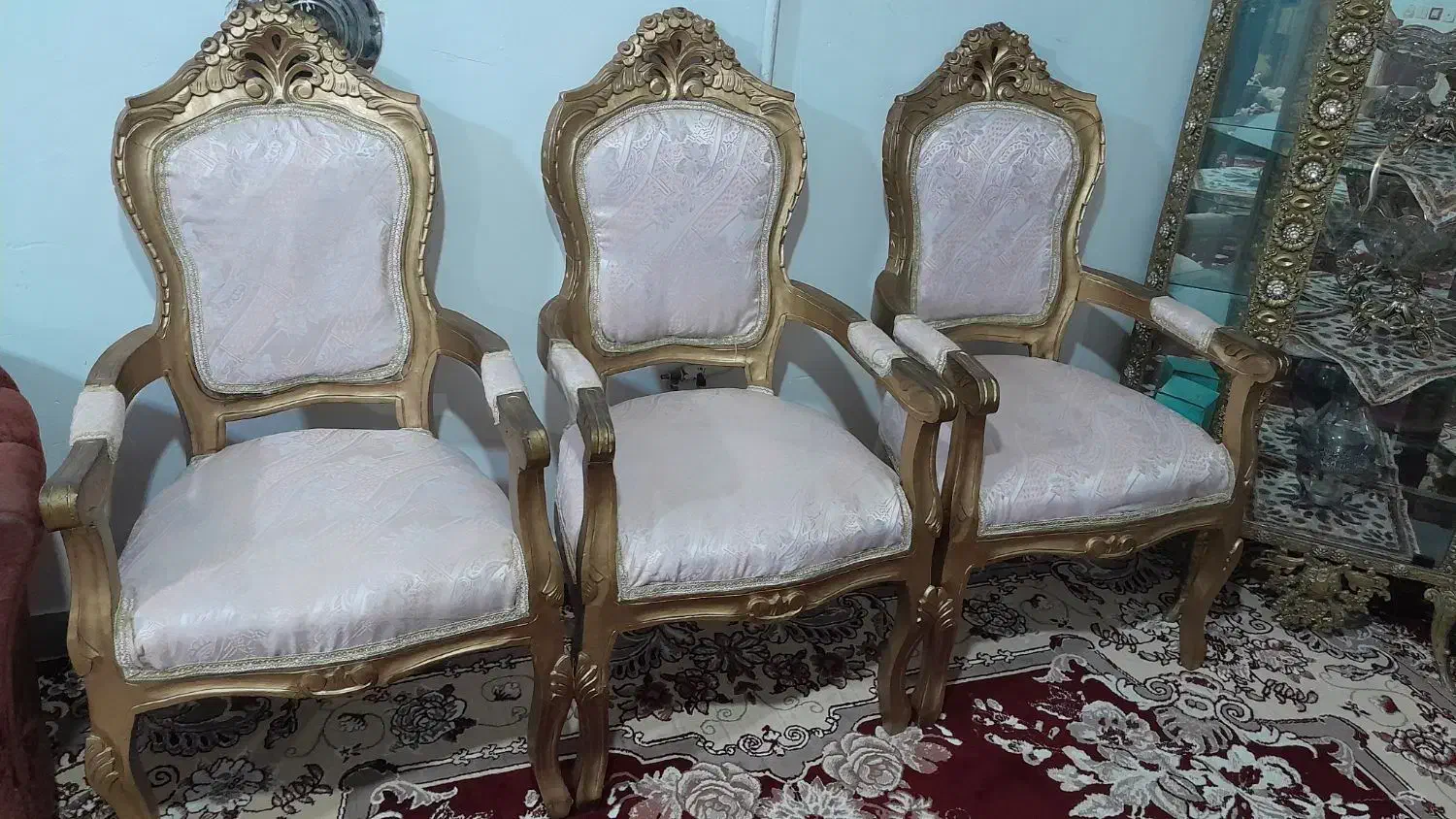 مبل سلطنتی 9 نفره|مبلمان خانگی و میز عسلی|نهاوند, |دیوار