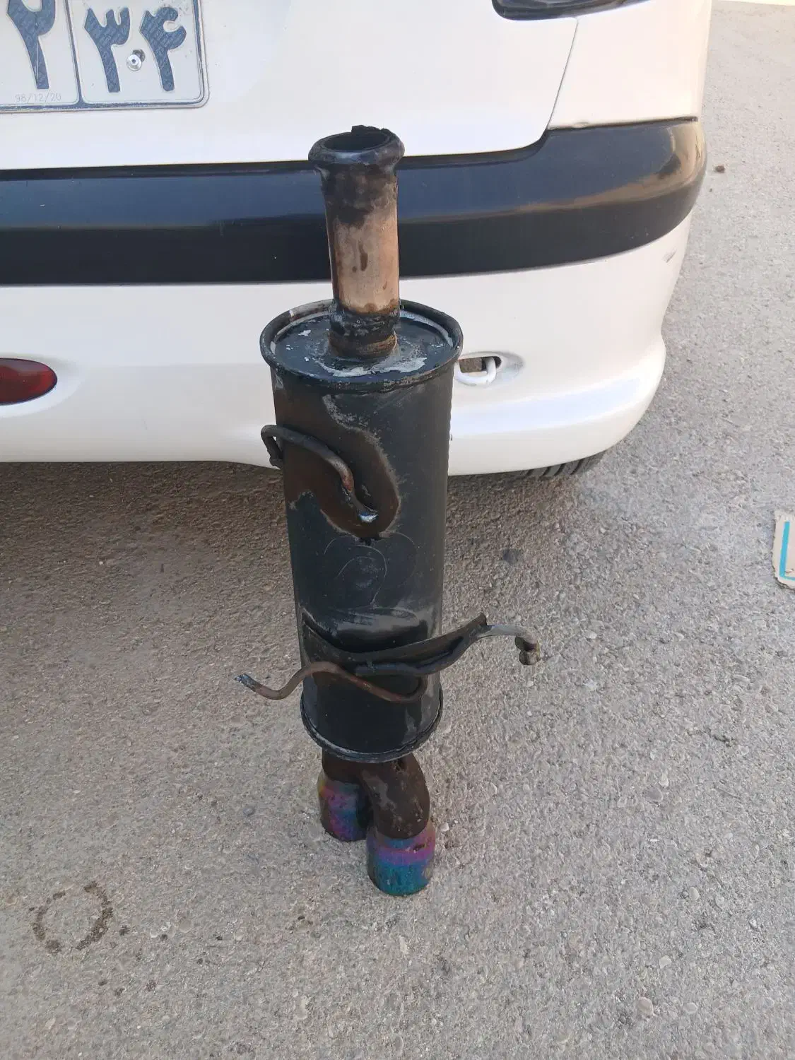 منبع اگزوز ۱۰۶ js|قطعات یدکی و لوازم جانبی|اهواز, کوروش|دیوار