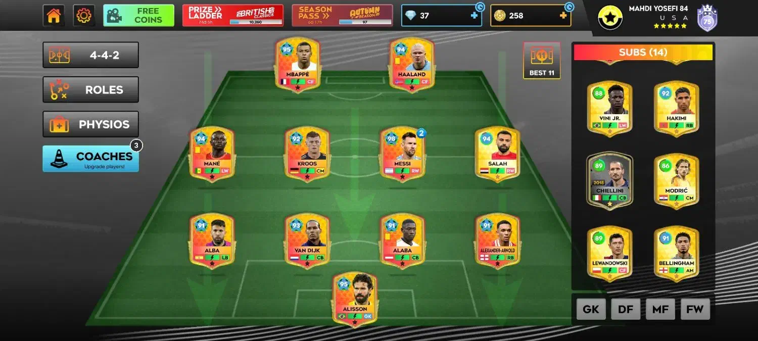 اکانت دریم لیگ|کنسول، بازی ویدئویی و آنلاین|فردیس, شهرک شهید حسینی|دیوار