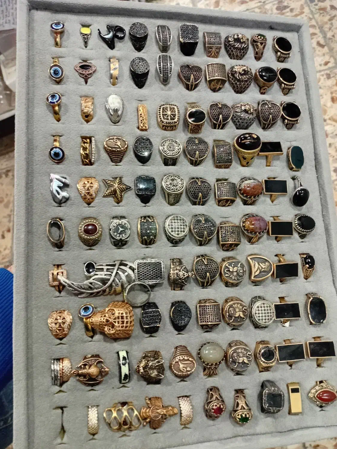 انگشترای استیل وطلاروس از۴۰تا۹۰تومان|بدلیجات|بهار, |دیوار