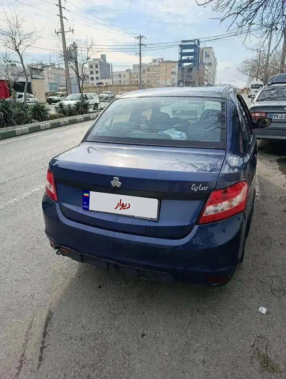 ساینا ۹۸ آبی متالیک|خودرو سواری و وانت|مشهد, کوی المهدی|دیوار