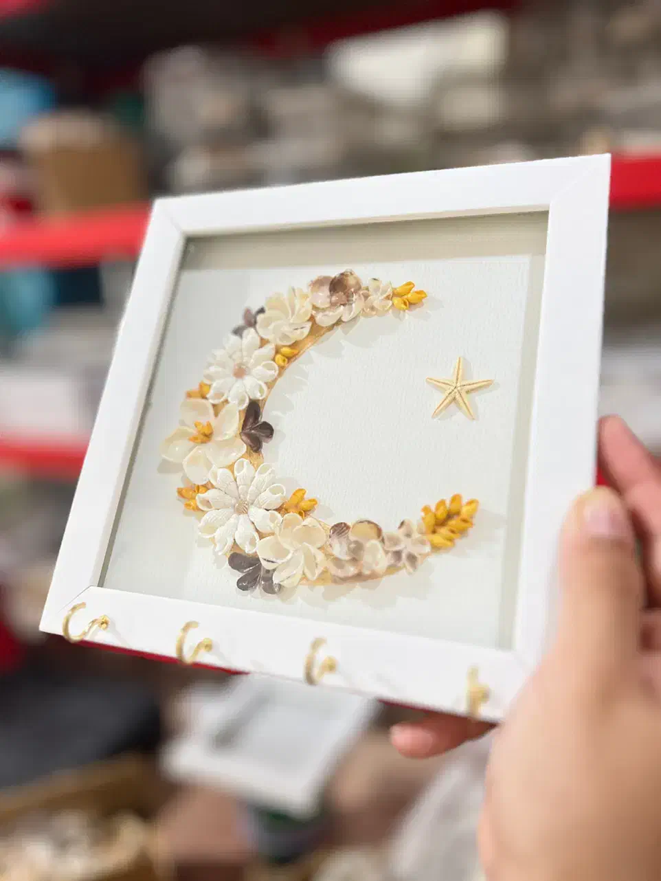 قاب ماه صدفی|صنایع دستی و سایر لوازم تزئینی|بندر گناوه, |دیوار