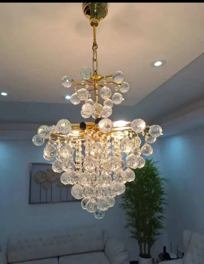 لوستر|لوستر و چراغ آویز|بهارستان, |دیوار