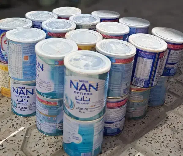 قوطی خالی شیر خشک تمیز و سالم|ظروف نگهدارنده، پلاستیکی، یکبارمصرف|مشهد, شهید احمدی روشن|دیوار