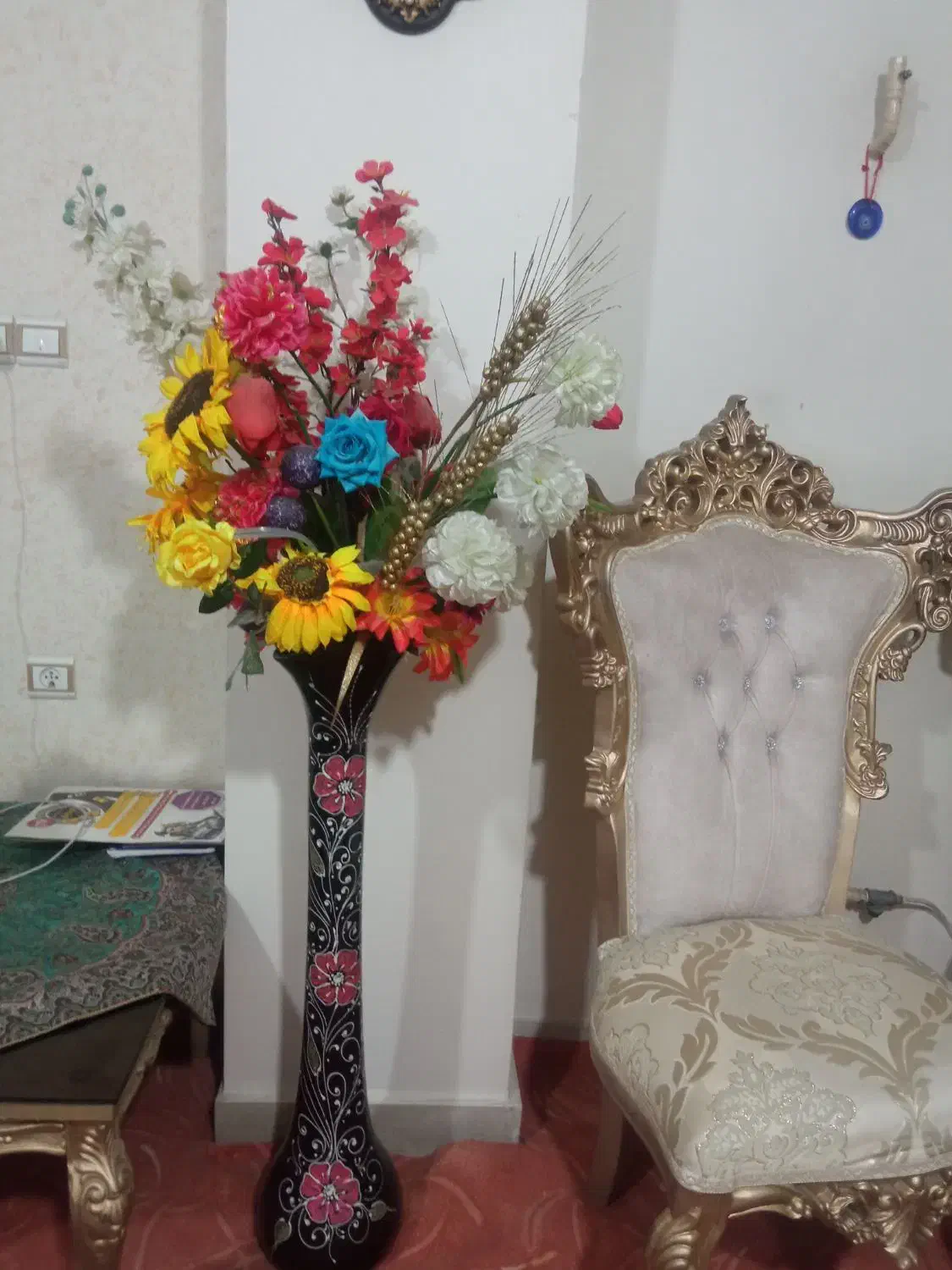 گلدان گل|گل مصنوعی|اسلامشهر, مطهری|دیوار