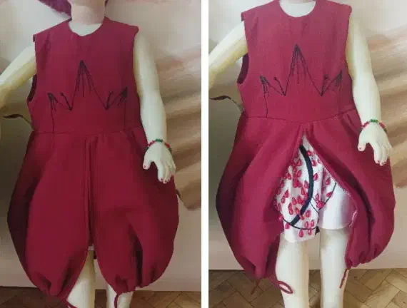 لباس یلدایی انار|کفش و لباس بچه|زنجان, |دیوار