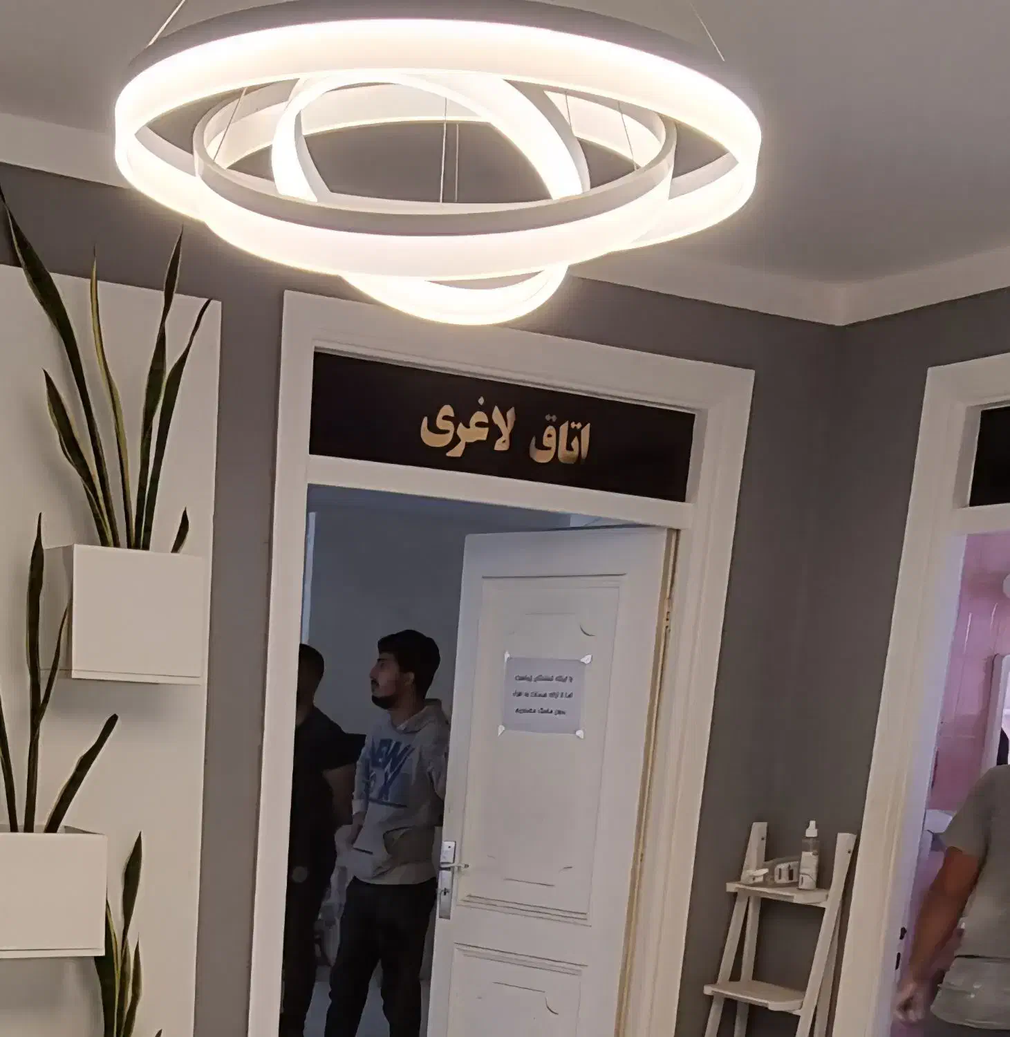 لوستر مدرن دایره در سایزهای مختلف|لوستر و چراغ آویز|گرگان, |دیوار