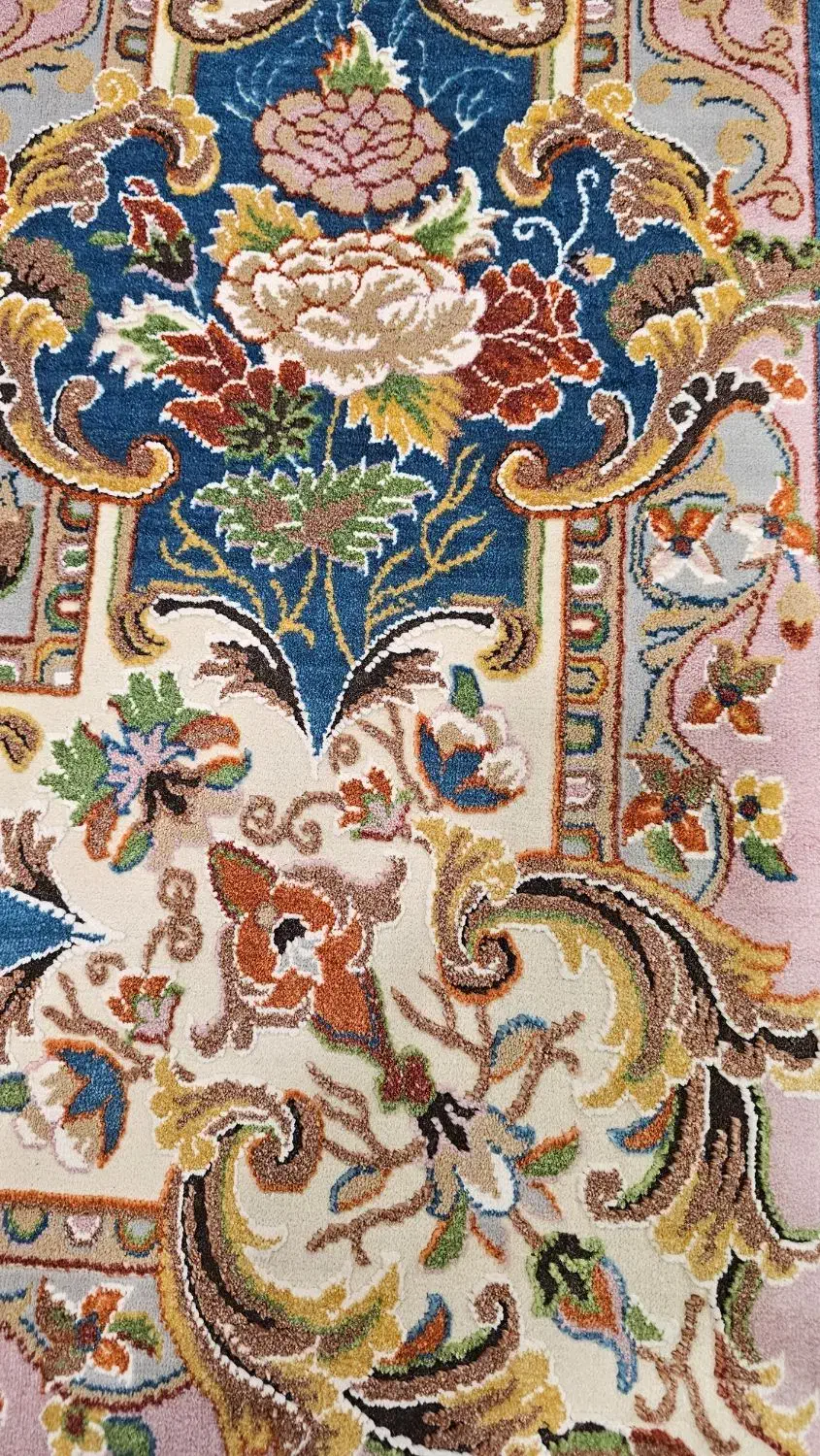 فرش پشم ابریشم باغ باستان|فرش|تبریز, |دیوار