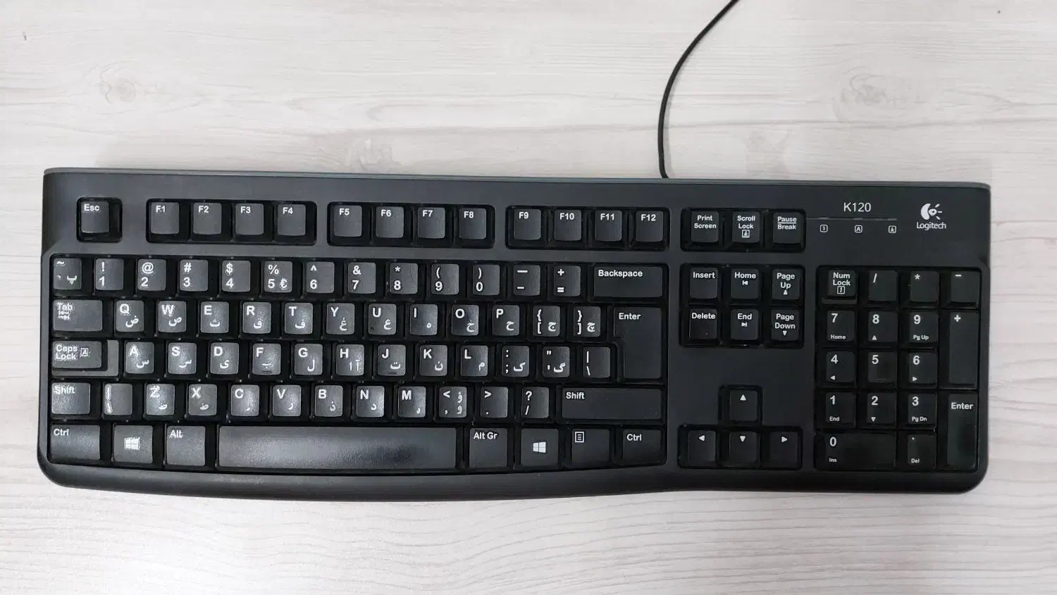 کیبورد لاجیتک K120|قطعات و لوازم جانبی رایانه|مشهد, چهارچشمه|دیوار
