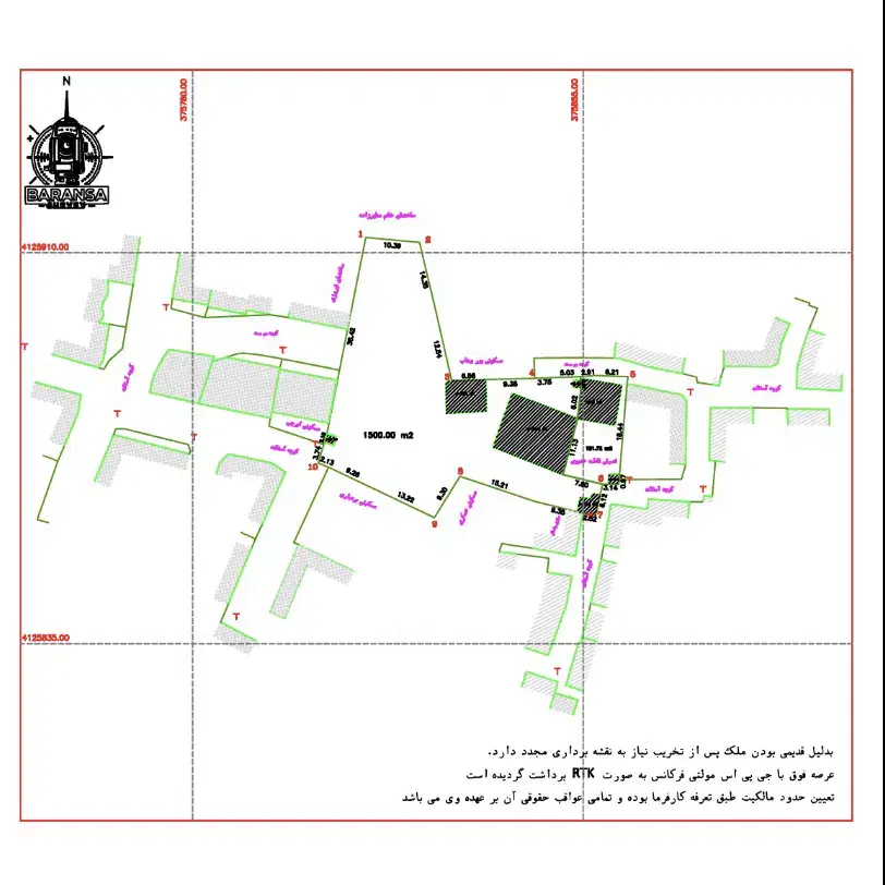 نقشه برداری اعضا نظام مهندسی و کارشناسان دادگستری|خدمات پیشه و مهارت|رشت, رشتیان|دیوار
