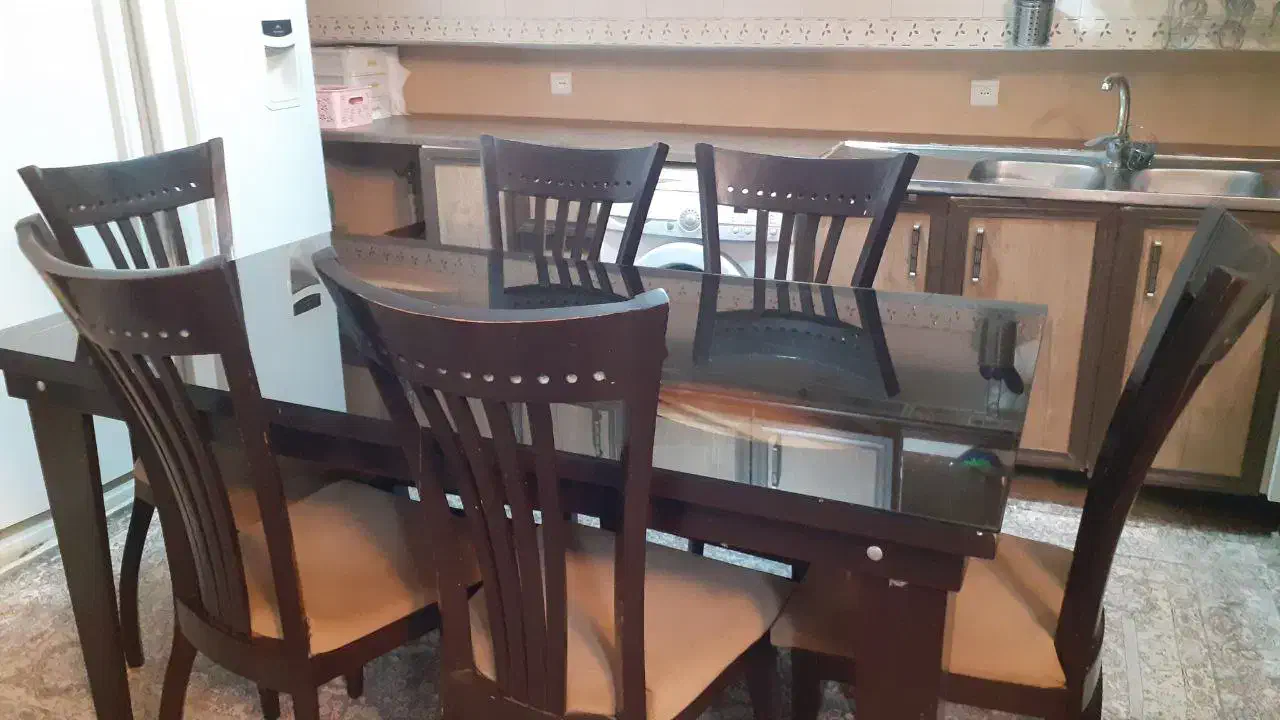 میز ناهار خوری|میز و صندلی غذاخوری|محلات, |دیوار