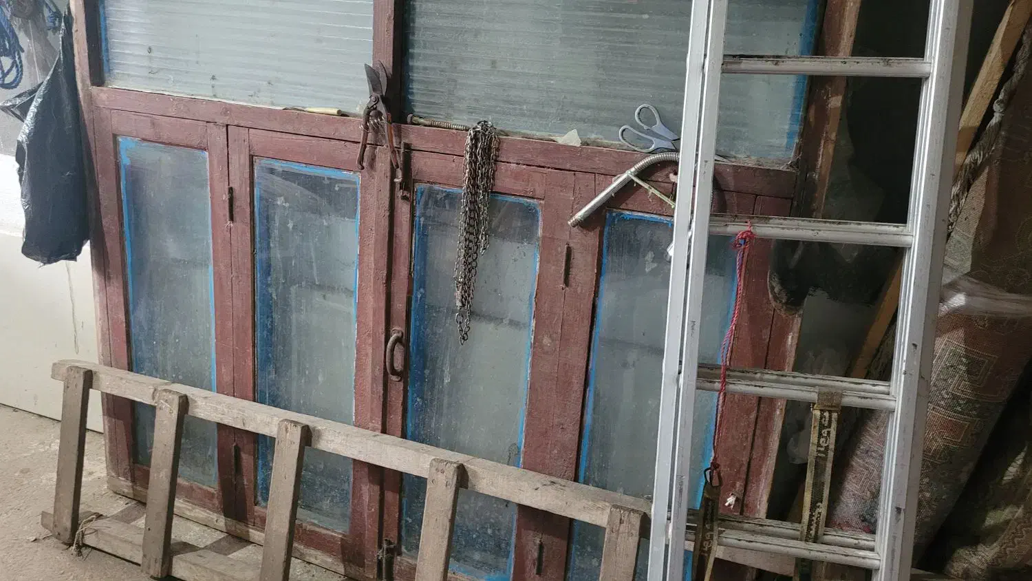 درب پنجره سنتی قدیمی|مصالح و تجهیزات ساختمان|خمام, |دیوار