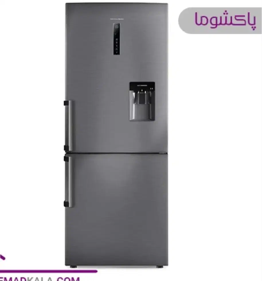 یخچال فریزر پاکشوما مدل ۴۹۶ سیلور یخساز دار|یخچال و فریزر|نسیم‌شهر, |دیوار