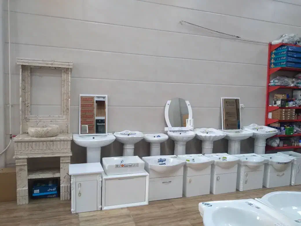 روشویی کابینتی و آینه کابین دار|لوازم سرویس بهداشتی|رشت, نظری|دیوار