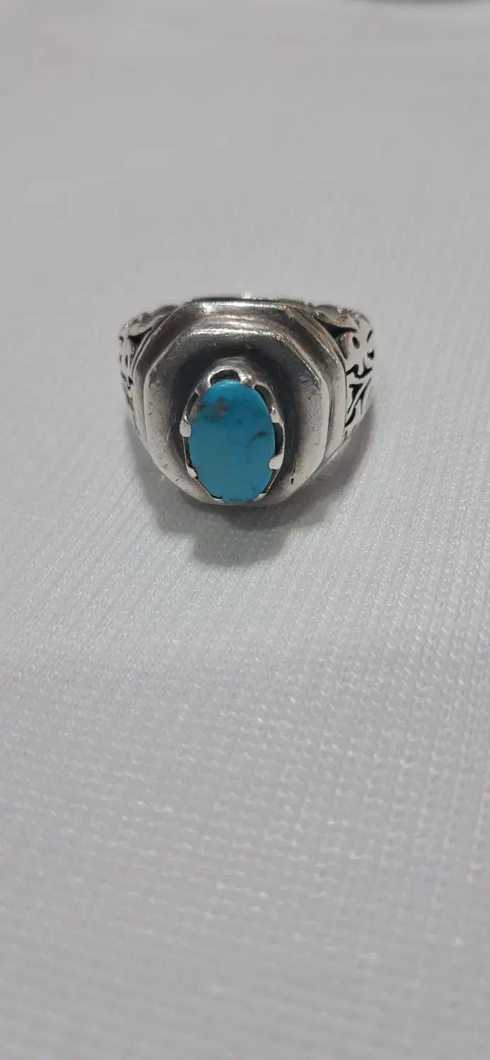 انگشتر فیروزه نیشابور اصل|جواهرات|اندیمشک, |دیوار