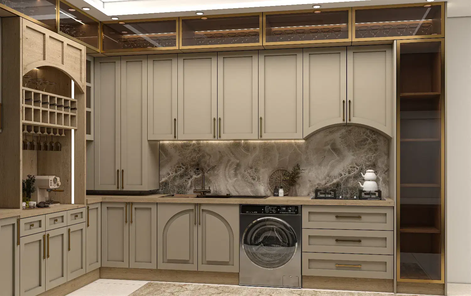 طراحی واجرای کابینت|مصالح و تجهیزات ساختمان|میانه, |دیوار