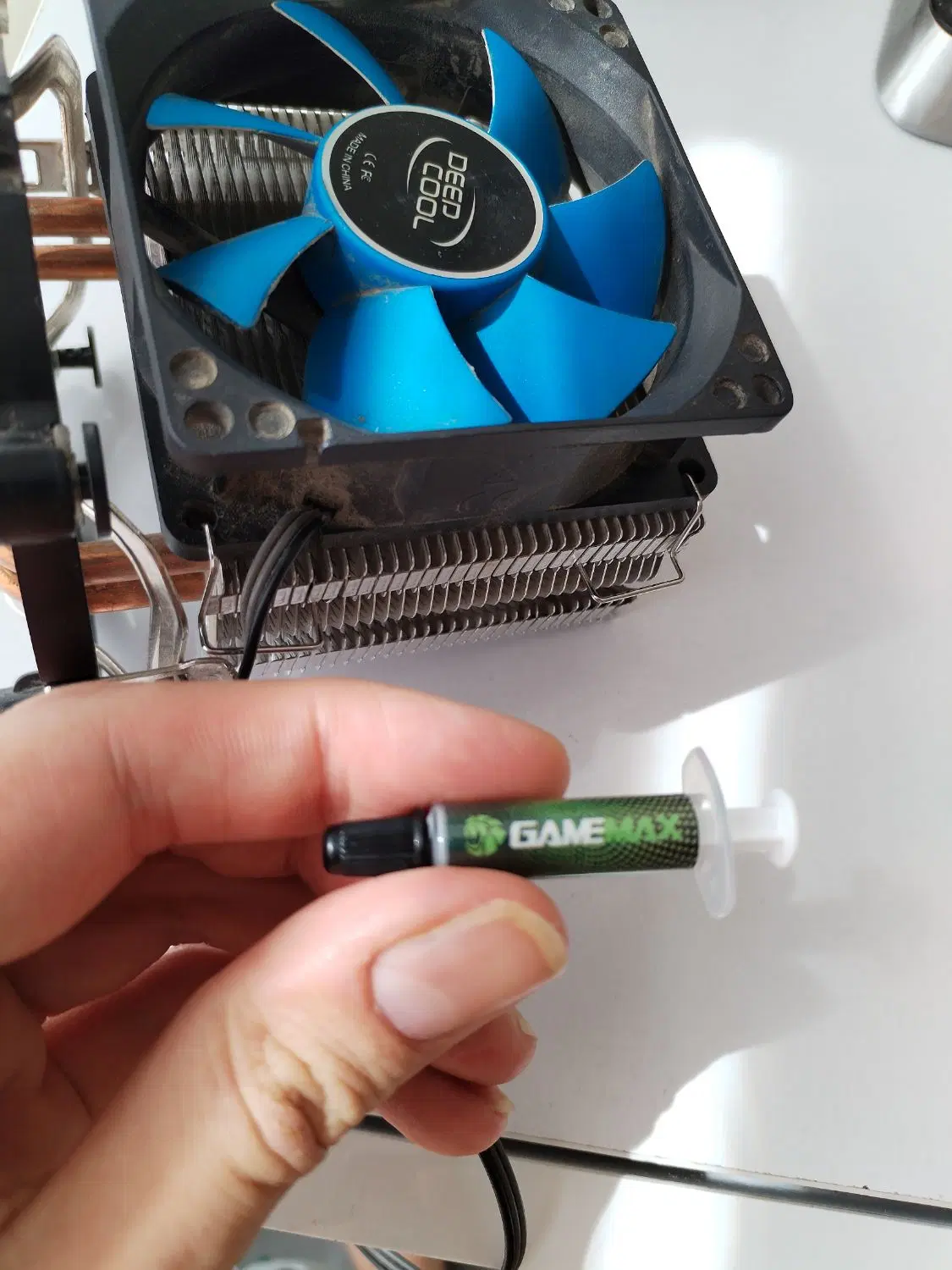 خنک کننده پردازنده CPU دیپ کول با خمیر سیلیکون|قطعات و لوازم جانبی رایانه|تهران, جوادیه|دیوار