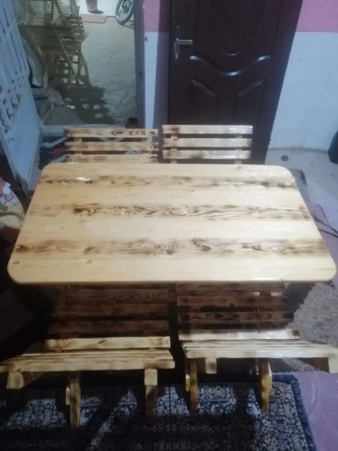 چوب سوپرروسی|میز و صندلی غذاخوری|کرمان, |دیوار