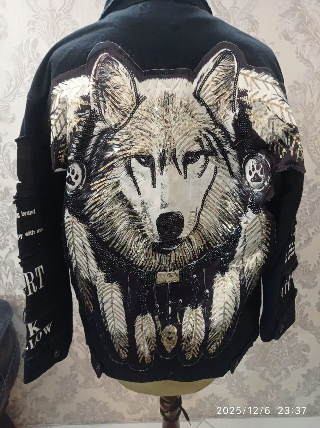 کت لی مشکی طرح دار|لباس|آفتاب, |دیوار