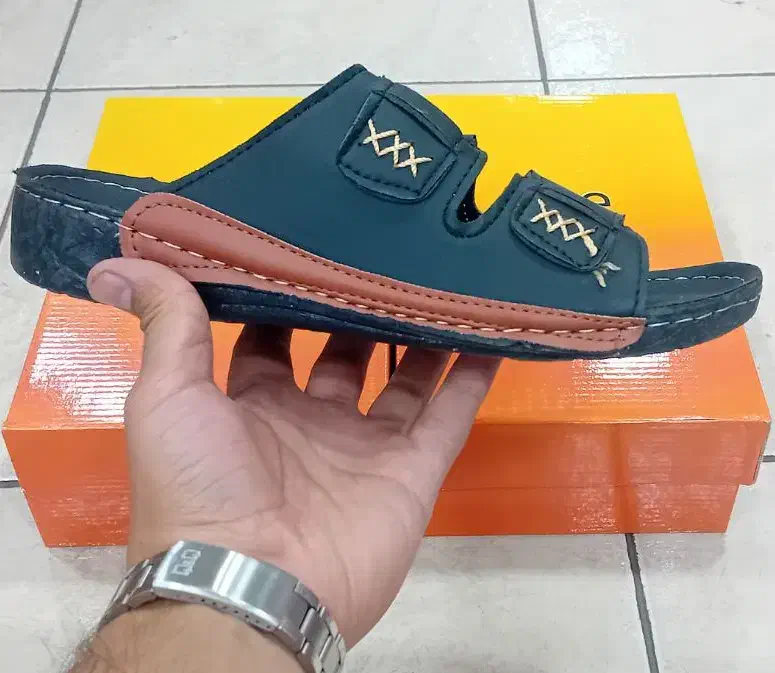 دمپایی مردانه دور دوخت مدل آرمین ( عمده )|کیف، کفش، کمربند|شیراز, بالا کفت|دیوار