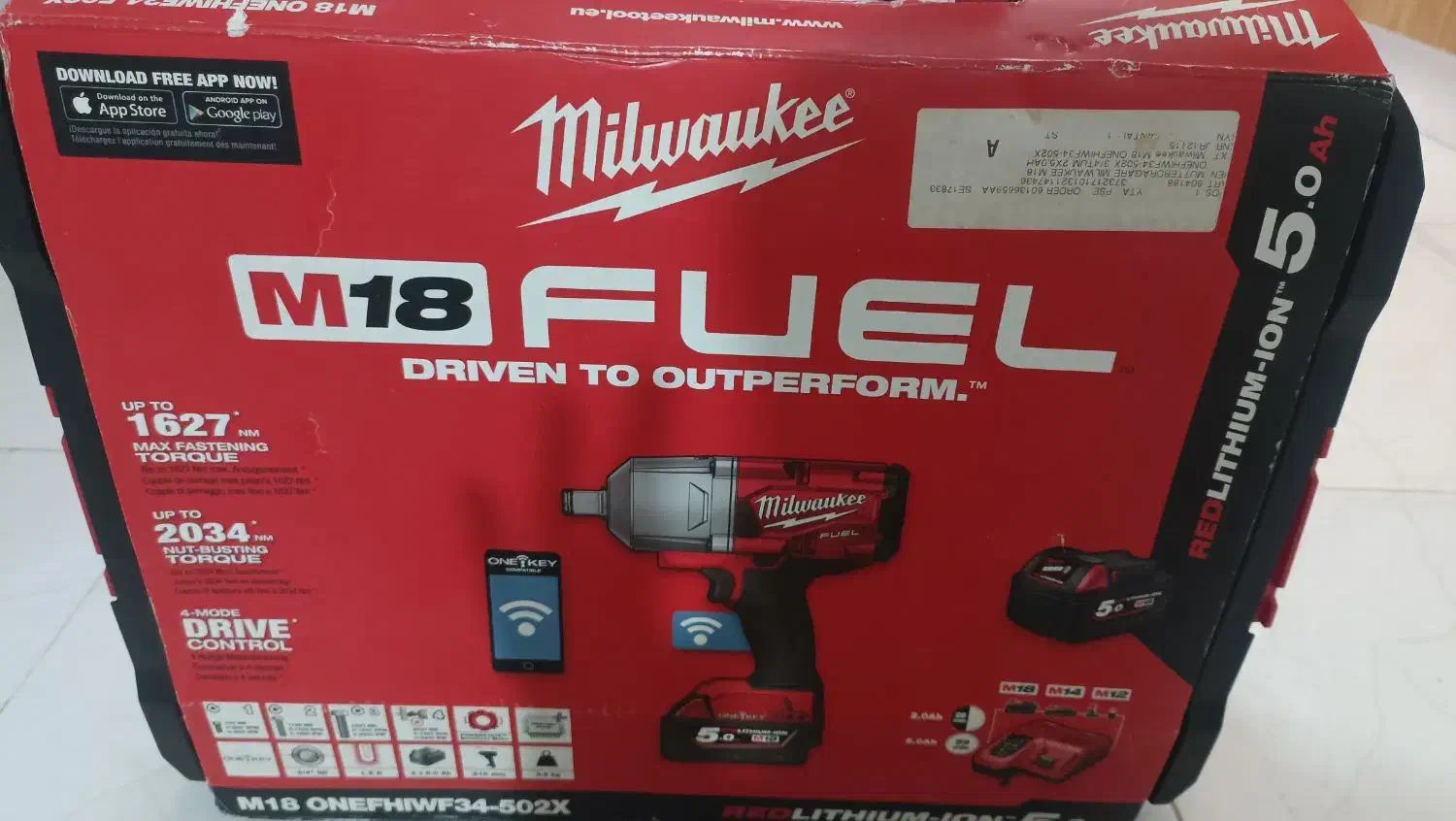 بکس شارژی میلواکی 3/4اصل  18وات|ابزارآلات|تهران, مسعودیه|دیوار