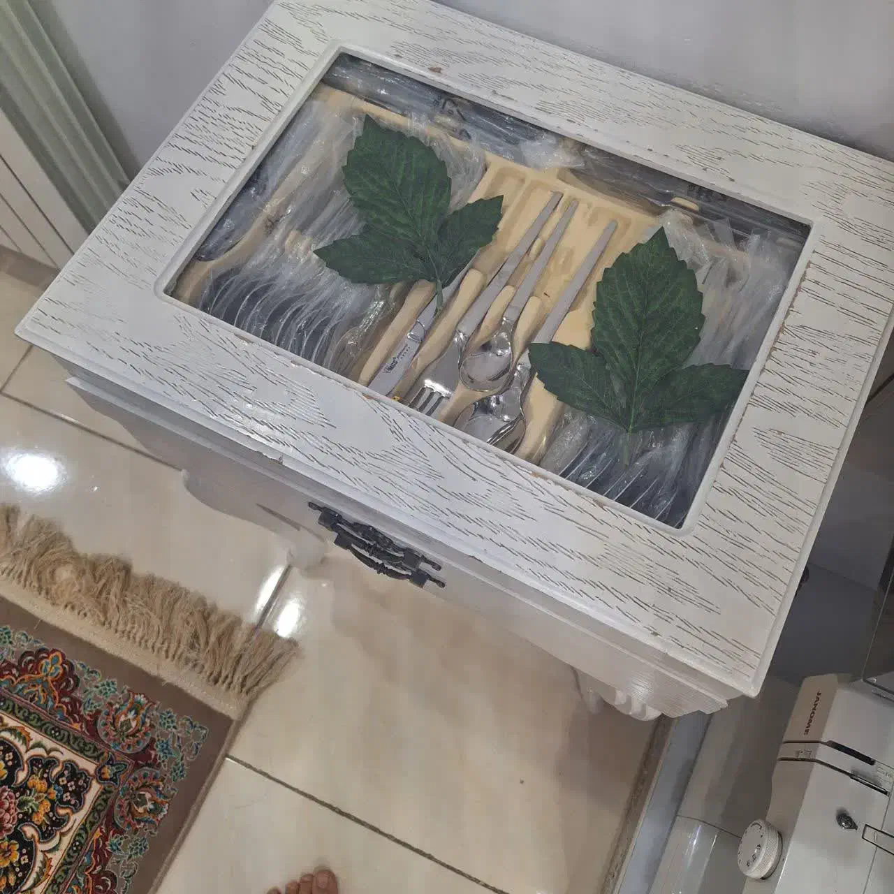 کنسول قاشق چنگال|آب‌چکان و نظم‌دهنده ظروف|بهارستان, |دیوار