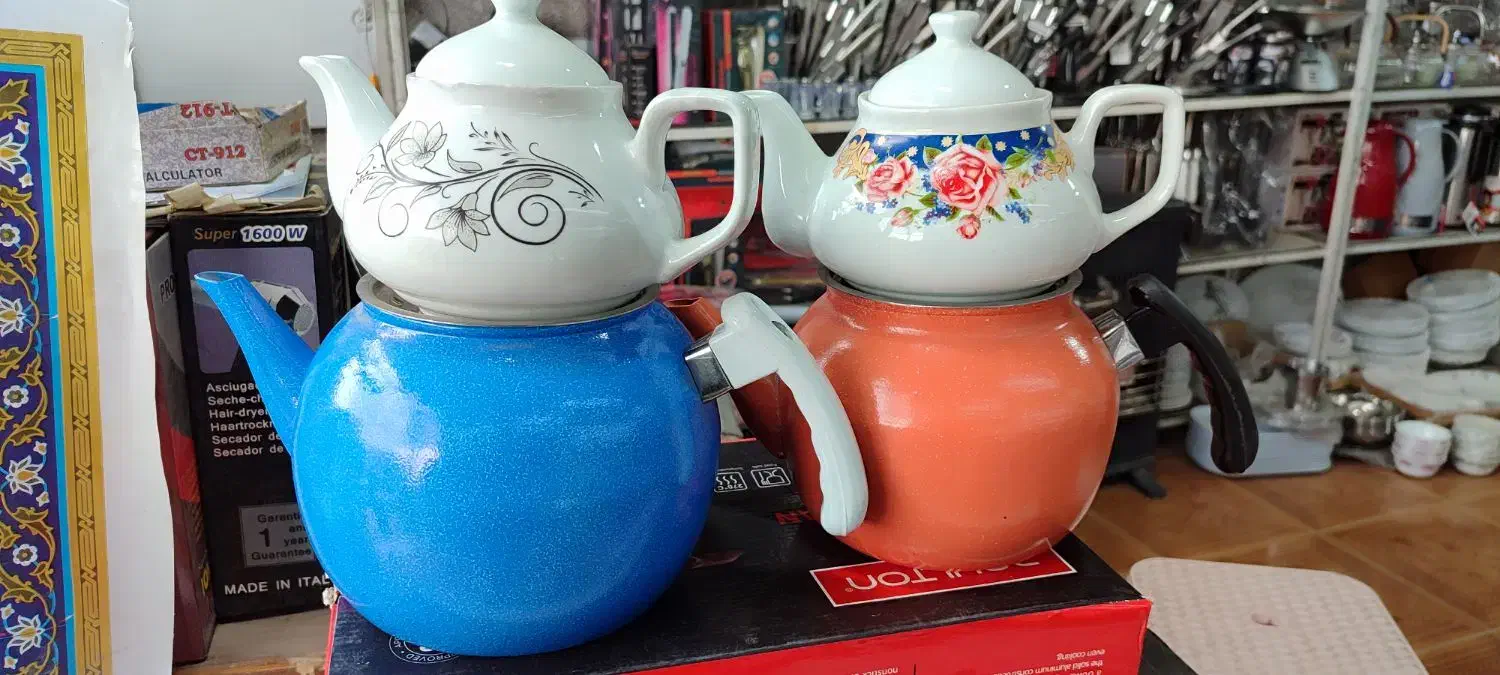 کتری قوری رو همی|قوری، کتری، قهوه‌ساز دستی|سبزوار, باهنر|دیوار