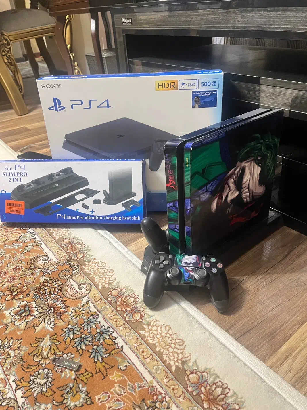 پلی استیشن ۴ اسلیم ۵۰۰ گیگ|کنسول، بازی ویدئویی و آنلاین|تبریز, |دیوار
