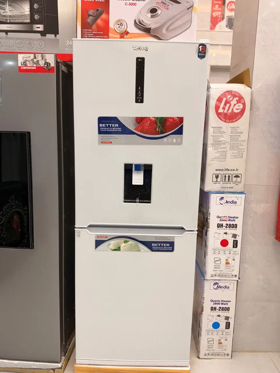 یخچال فریزر کمبی ۲۲ فوت تکنو|یخچال و فریزر|کرمانشاه, |دیوار