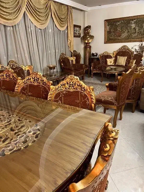 سرویس مبلمان و ناهار خوری و بوفه سلطنتی|مبلمان خانگی و میز عسلی|محمودآباد, |دیوار