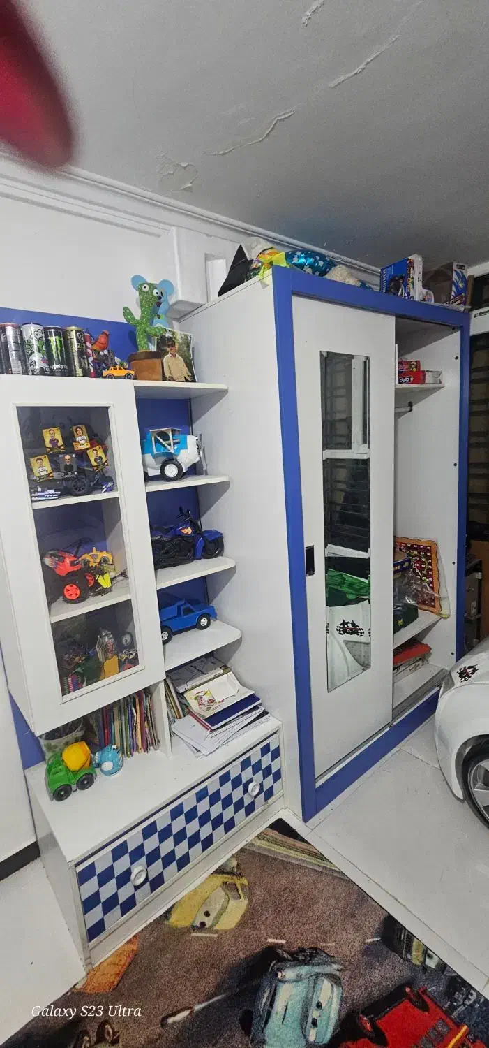 ست تخت وکمد لباسی و کتابخانه|تخت و سرویس خواب|بندر کنگان, |دیوار