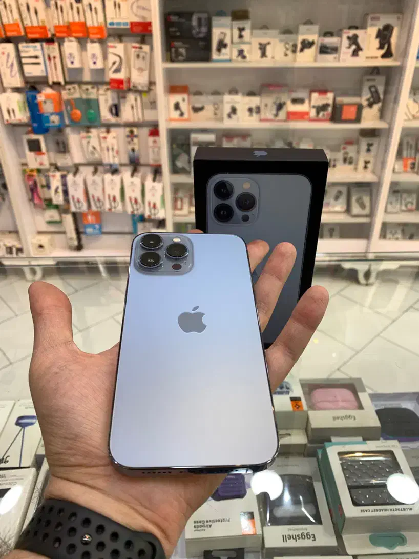 ایفون ۱۳پرومکس در حد نو واقعی|موبایل|کرج, گوهردشت|دیوار