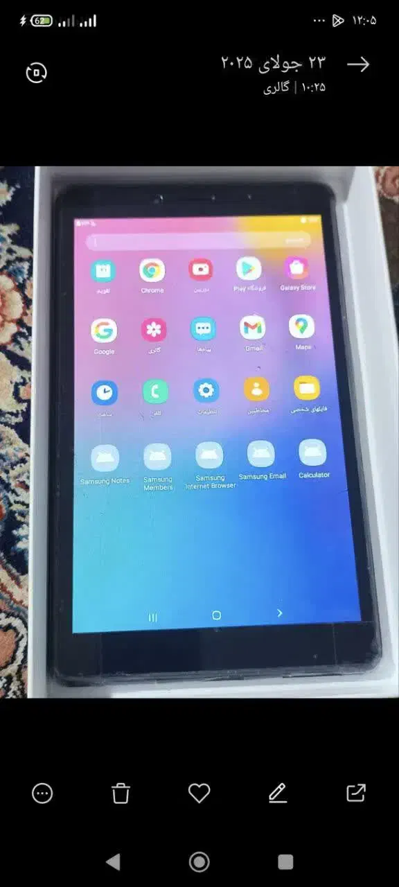 تبلت بسیار کم کار و در حد نو هستش|تبلت|مشهد, شهرک امام هادی (شهرک غرب)|دیوار