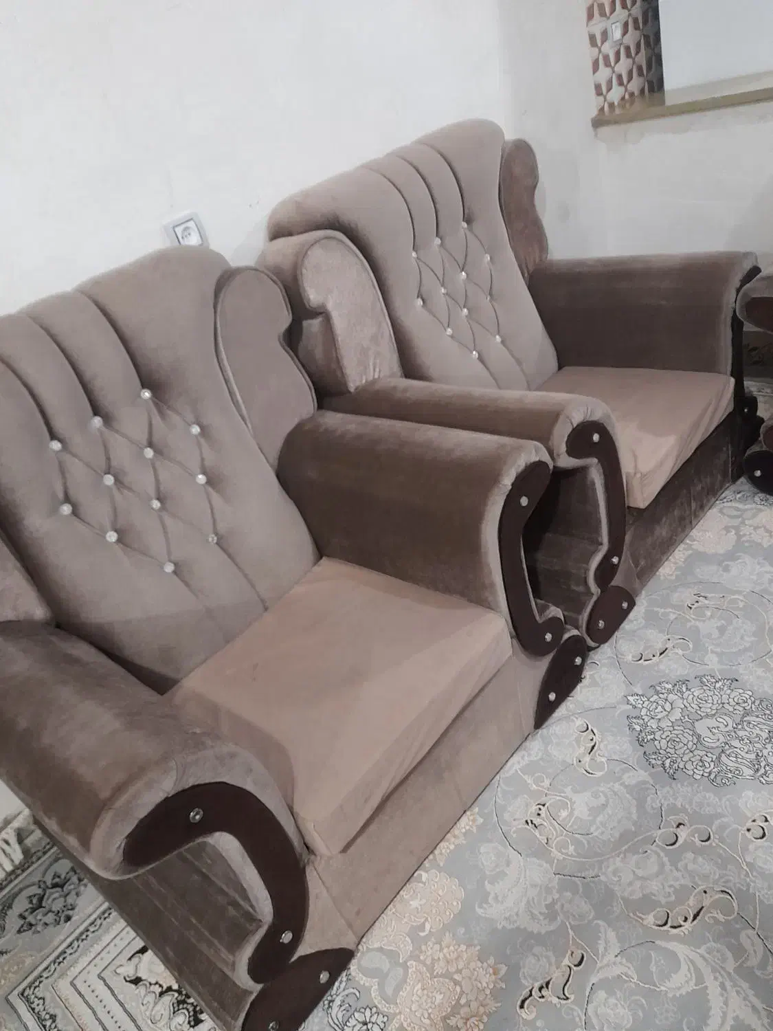 مبل اسپورت ۷ نفره و میز نهار خوری با ۴ عدد صندلی|مبلمان خانگی و میز عسلی|پاتاوه, |دیوار