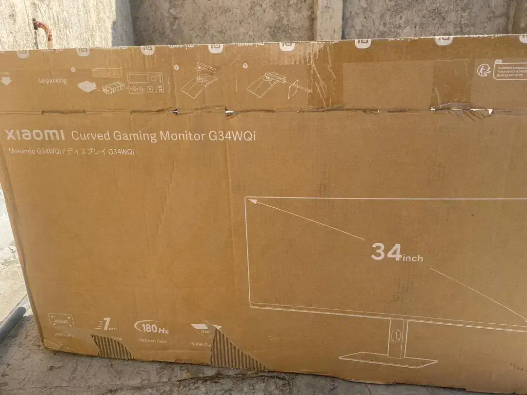 مانیتور گیمینگ 34اینچ شیاومی|قطعات و لوازم جانبی رایانه|اصفهان, مسجد مصلی|دیوار