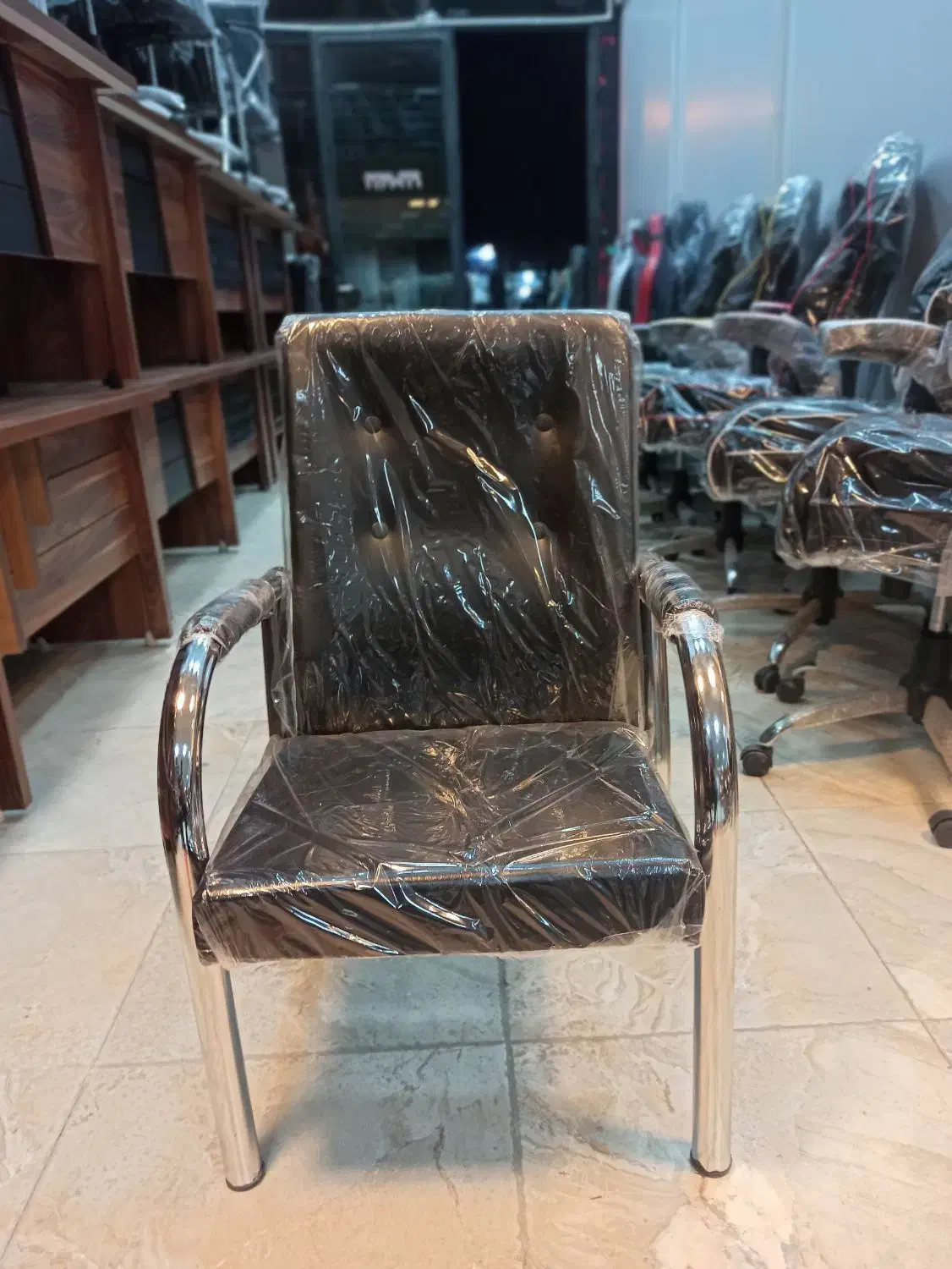 انواع صندلی انتظار فلزی اداری|صندلی و نیمکت|اردبیل, |دیوار