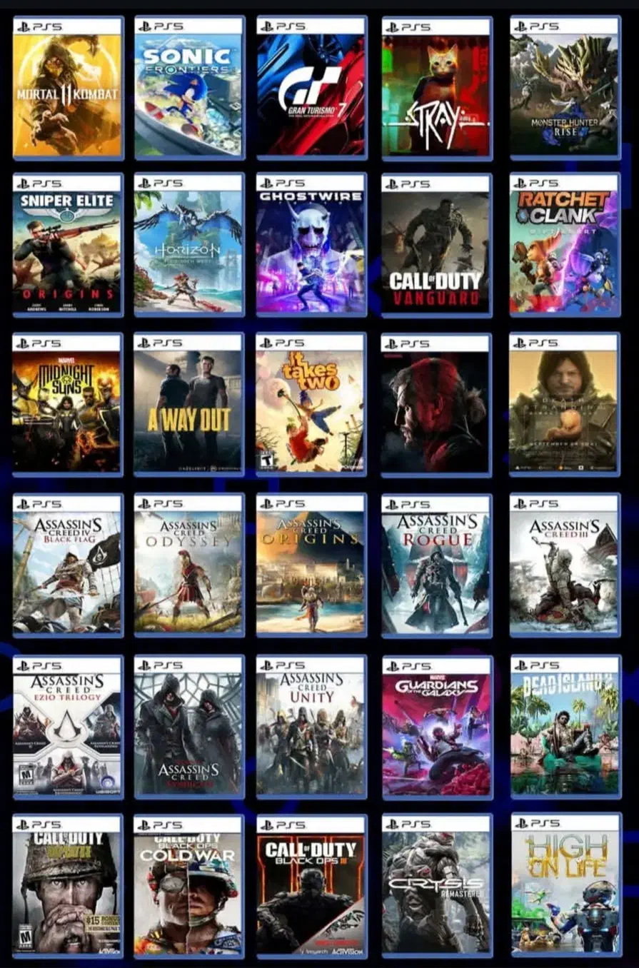 نصب بازی.کپی خور کردن. انواع ps5 ps5 و Xbox|کنسول، بازی ویدئویی و آنلاین|اهواز, کیانپارس |دیوار