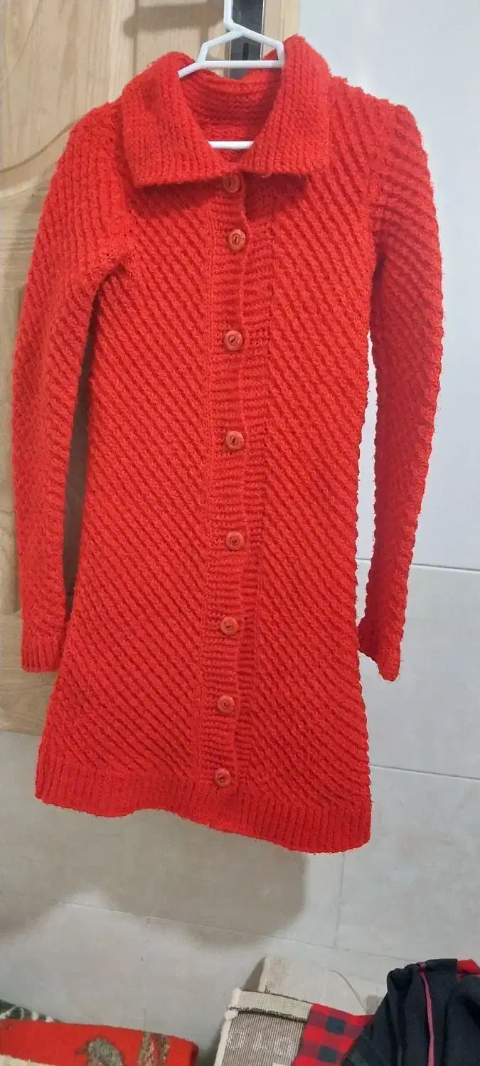 دوتا ژاکت کاموا اصل خوشگل|لباس|یزد, |دیوار