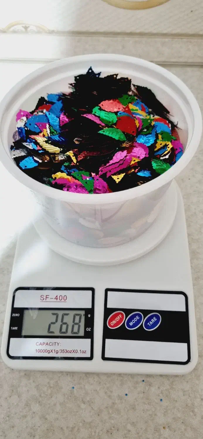 پولک چند رنگ|لوازم خیاطی و بافتنی|ری, علایین|دیوار