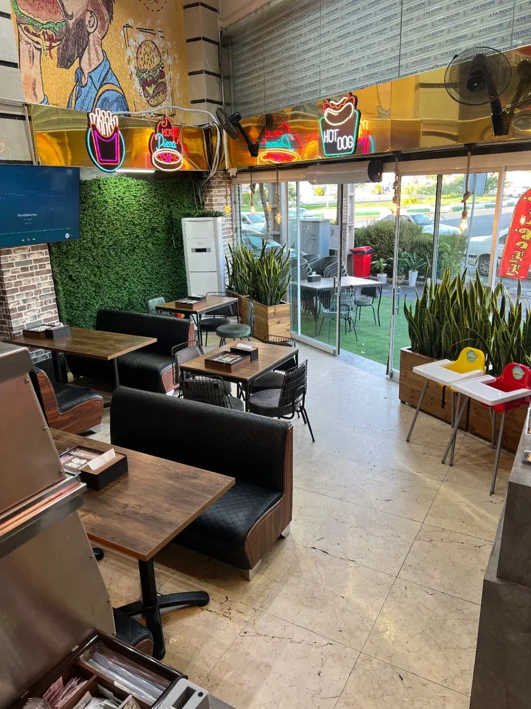 واگذاری فست فود فعال|اجارهٔ مغازه و غرفه|ری, سرتخت|دیوار