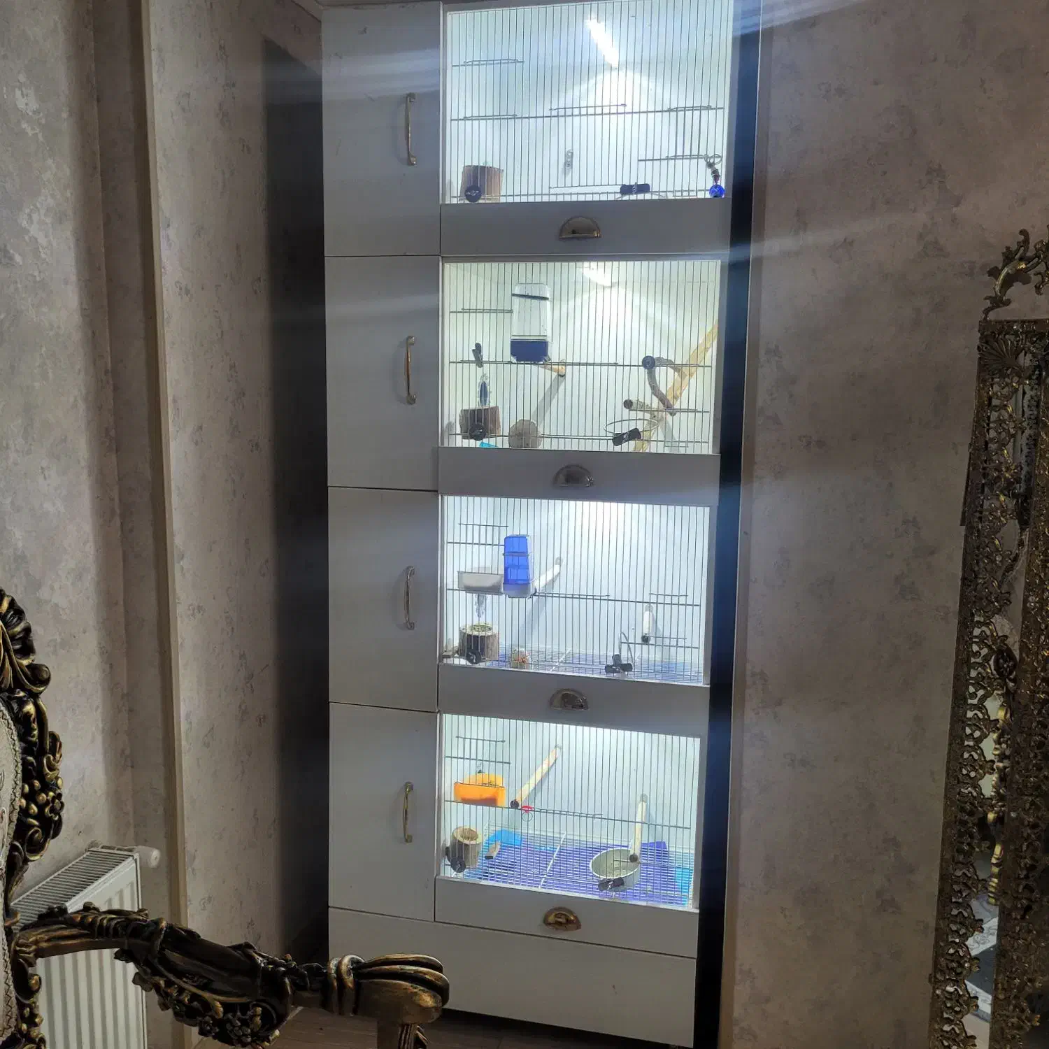 قفس چوبی اروپایی|لوازم جانبی حیوانات|قدس, شهرقدس|دیوار