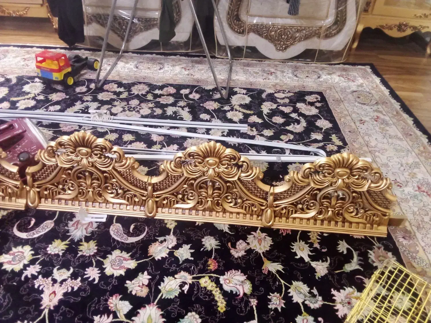 قاب پرده و چوب پرده|پرده، رانر، رومیزی|مشهد, شهید شهریاری|دیوار