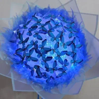 دسته گل پروانه ای|گل مصنوعی|دوگنبدان, |دیوار