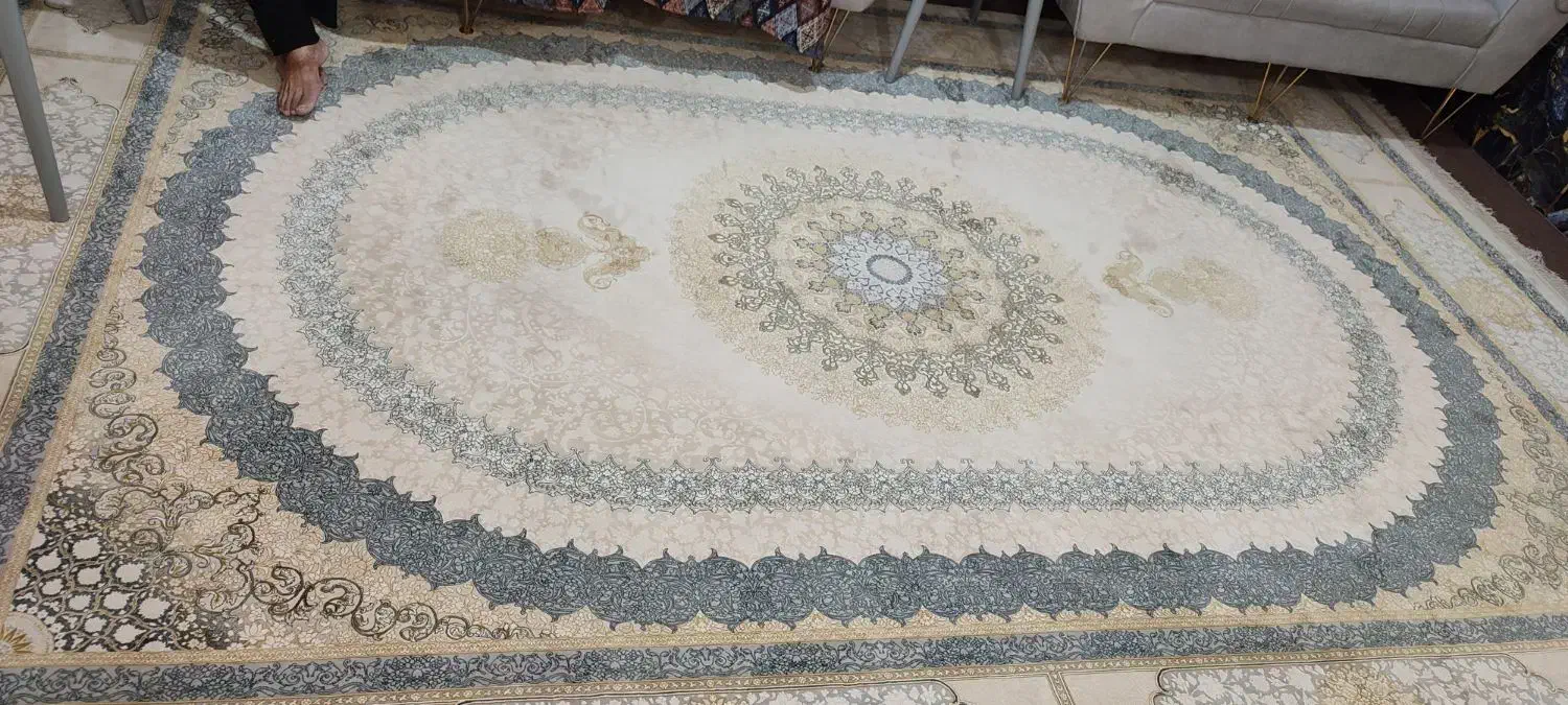 دو عدد فرش ۹ متری ۱۲۰۰ شانه|فرش|محمدیه-قزوین, |دیوار