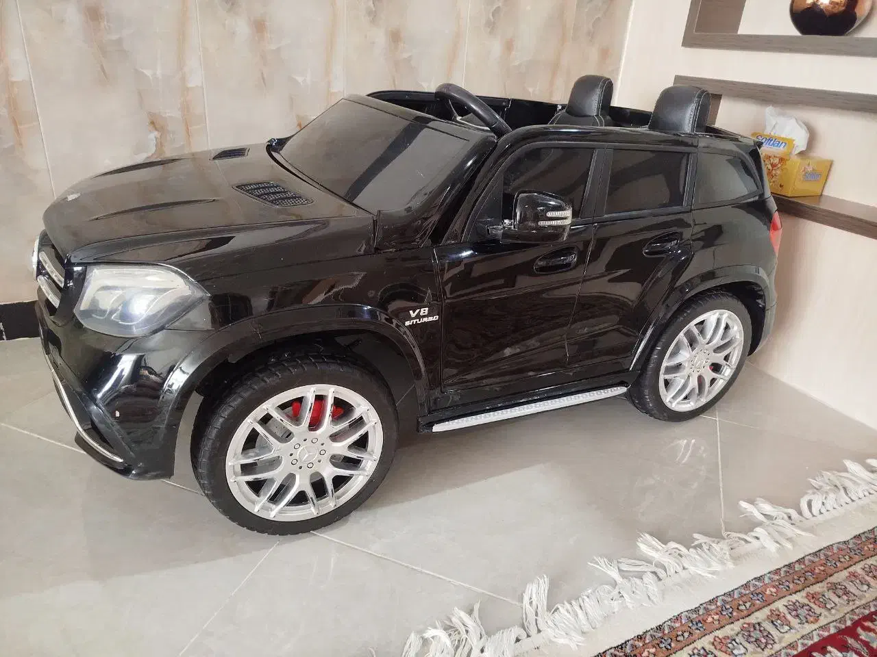 ماشین شارژی دو نفره چهار موتوره تخت لیسانس اروپا|اسباب‌بازی بچه|سنندج, |دیوار