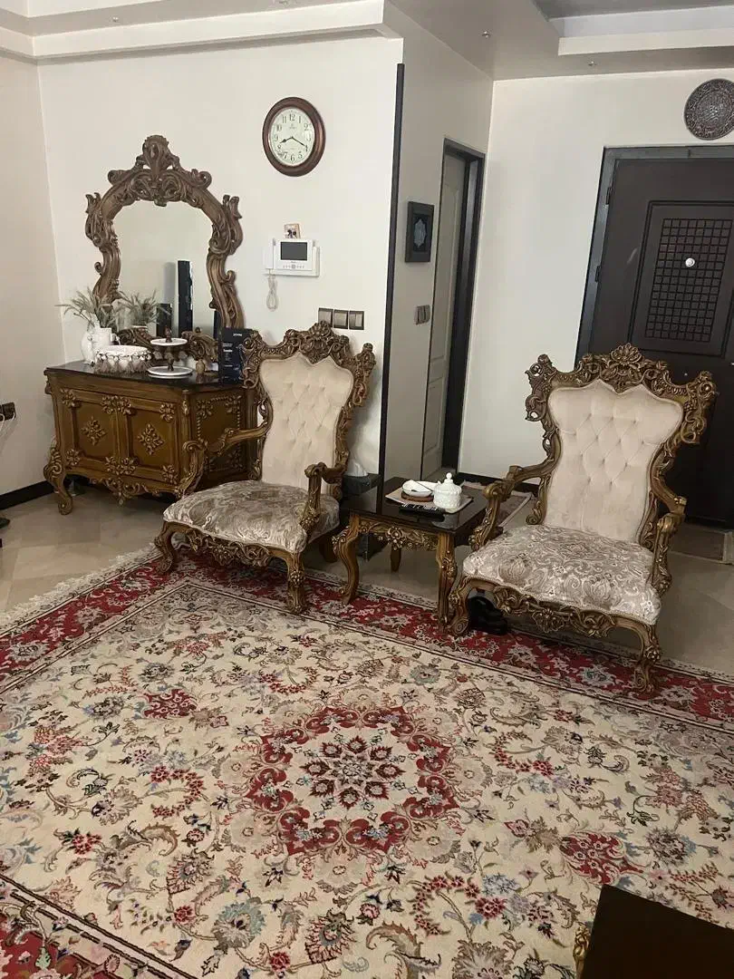 مبلمان استیل ۹ نفره و  و بوفه و میز جلو مبلی|مبلمان خانگی و میز عسلی|تهران, ستارخان|دیوار