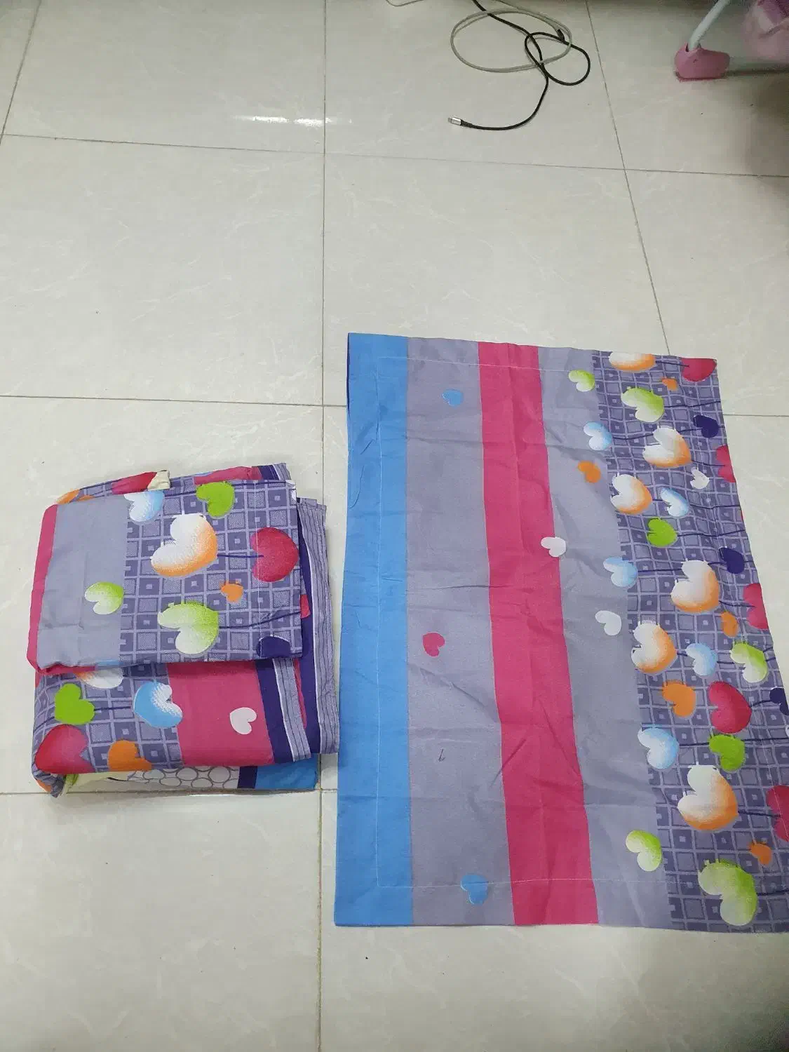 سرویس روتختی نخی کاملا نو|رختخواب، بالش، پتو|شیراز, بریجستون|دیوار